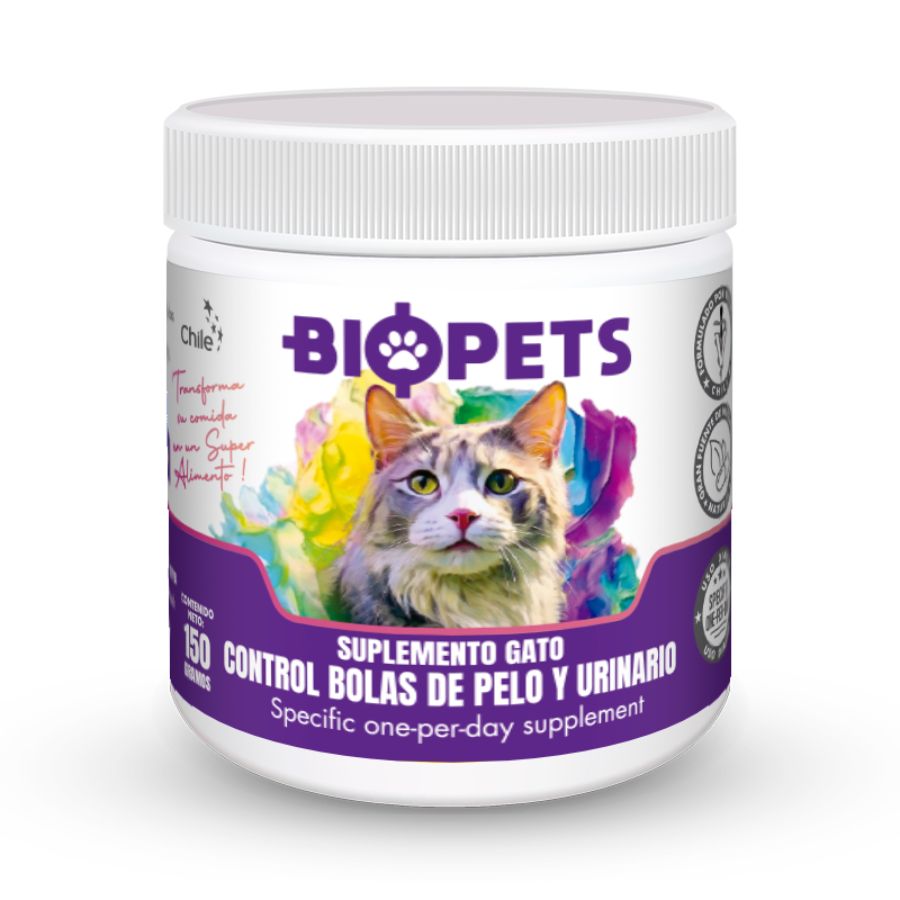 Suplemento biopets control de bolas de pelo gato 150 GR, , large image number null