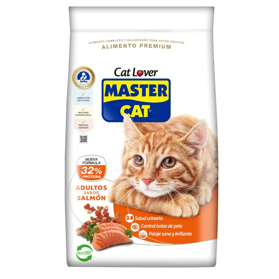 Master cat alimento para gatos adultos sabor salmón