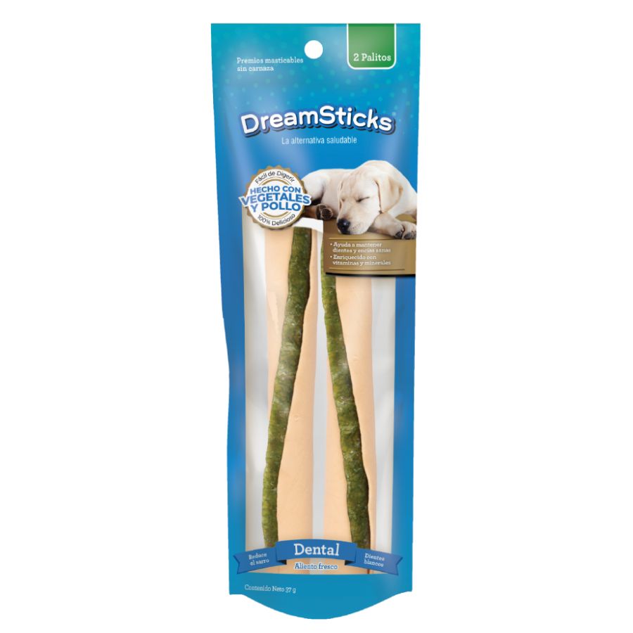 Dreamsticks premio masticable dental pollo 37 GR