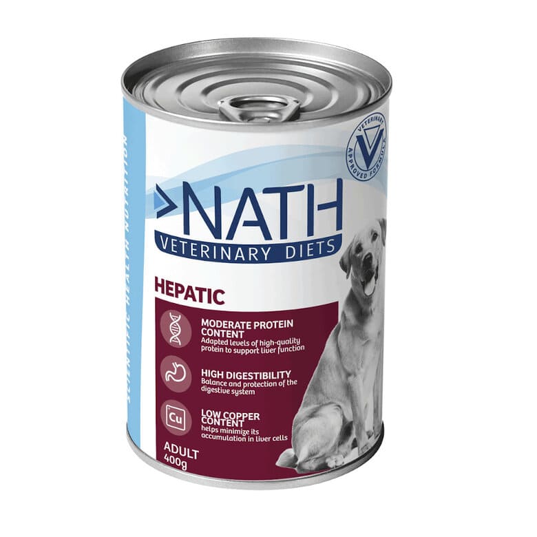 Nath vetdiet hepatic alimento para perros 400GR