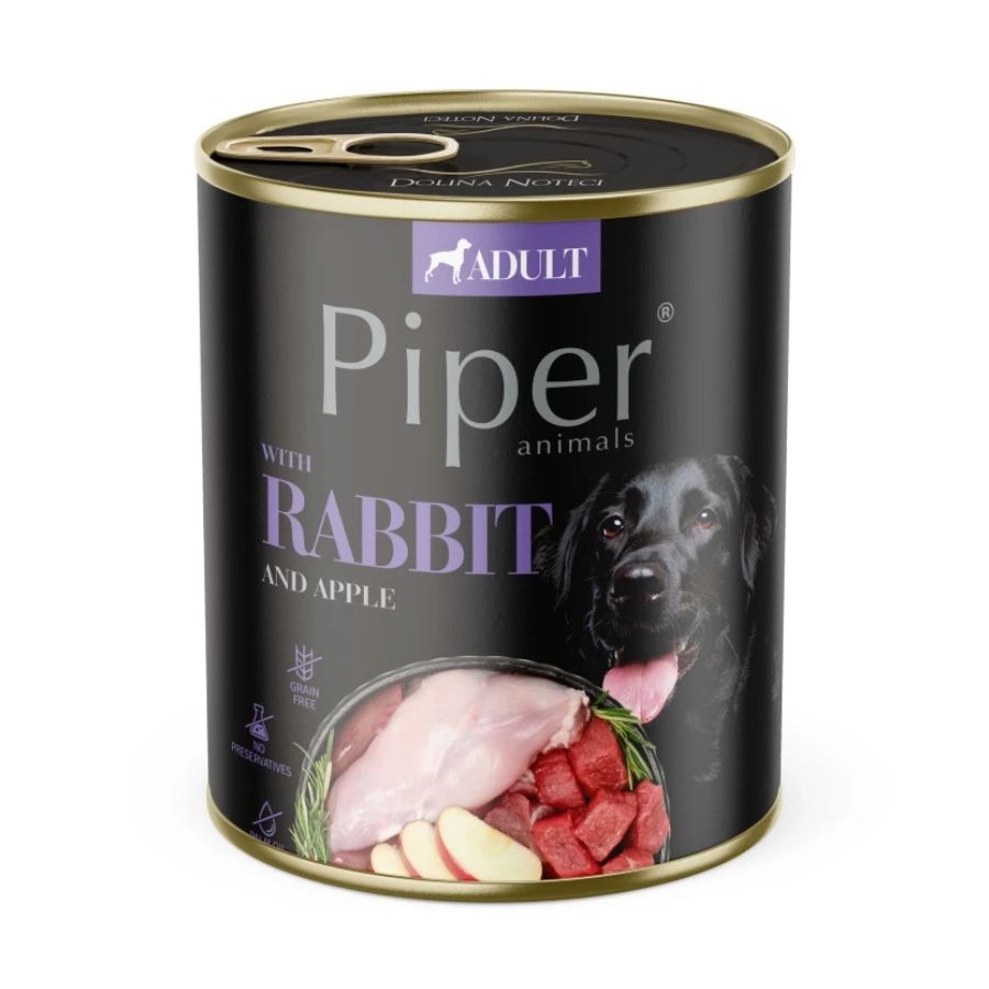 Piper dog lata de conejo 800GR, , large image number null