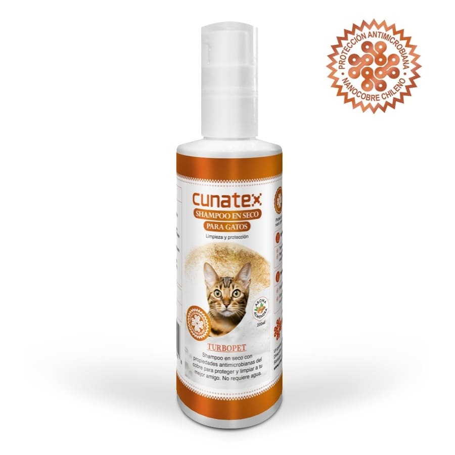 Shampoo en seco para gatos Cunatex 250 ML