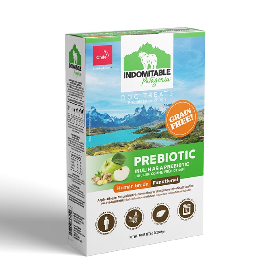 Galleta prebiotic para perros sabor manzana-jengibre 180 GR