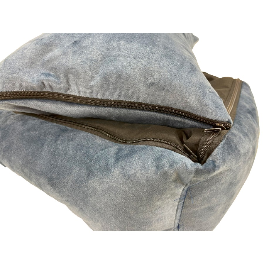 Leeby Cama Impermeable y Desfundable Azul Marino para perros, , large image number null