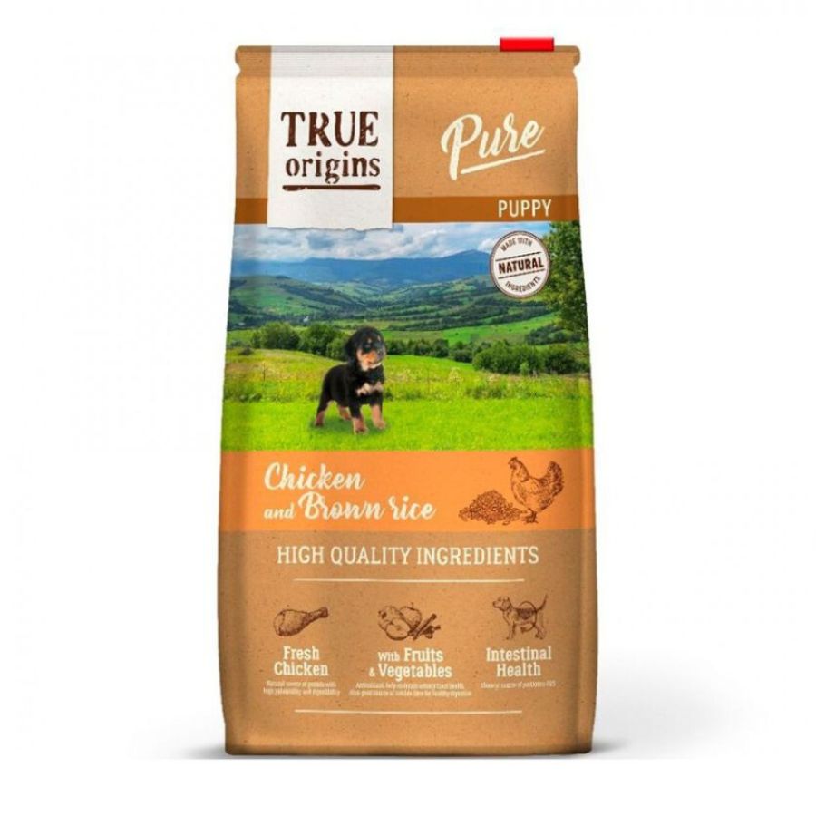 True Origins Pure Dog Puppy Chicken alimento para perro, , large image number null