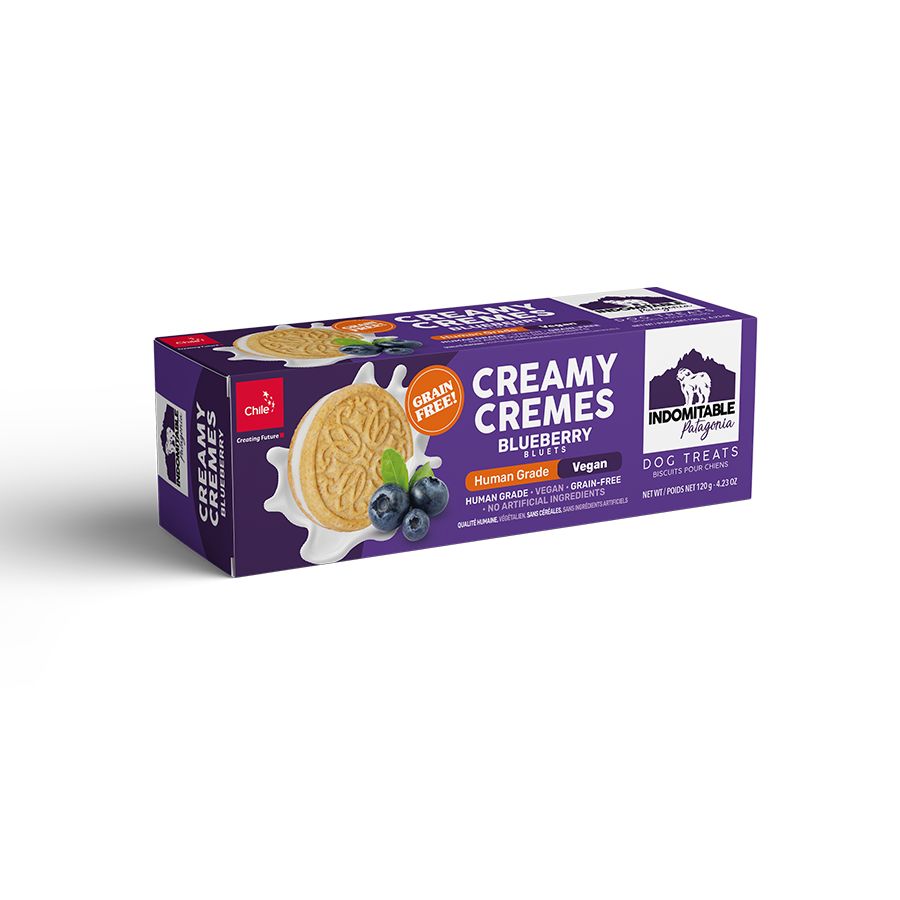 Galleta para perros creamy cremes sabor arándano 120 GR, , large image number null