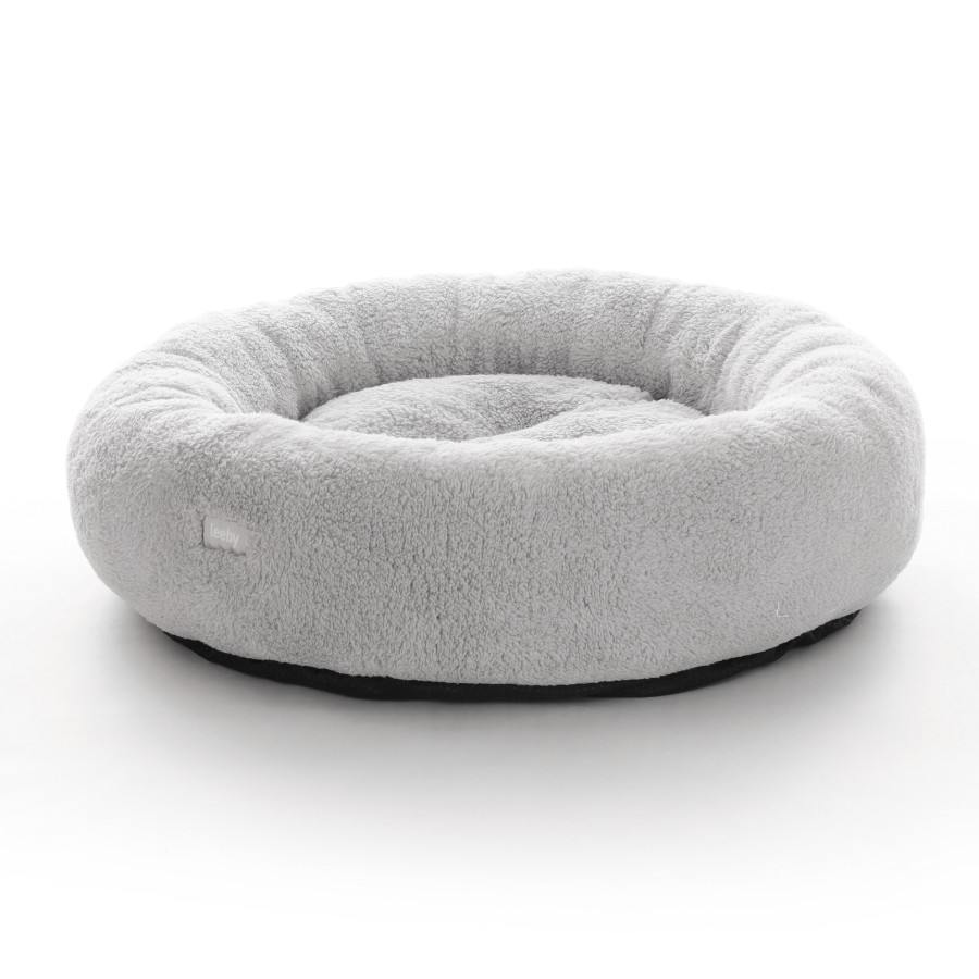 Leeby cama redonda para perros en forma de donut con diseño de ovejitas, , large image number null