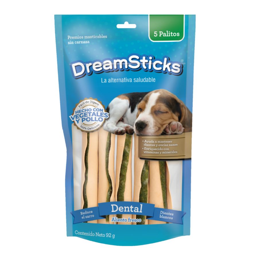 Dreamsticks premio masticable dental pollo 92 GR