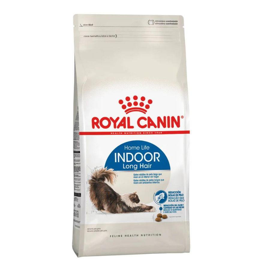 Royal Canin Alimento Seco Gato Adulto Indoor Long Hair, , large image number null