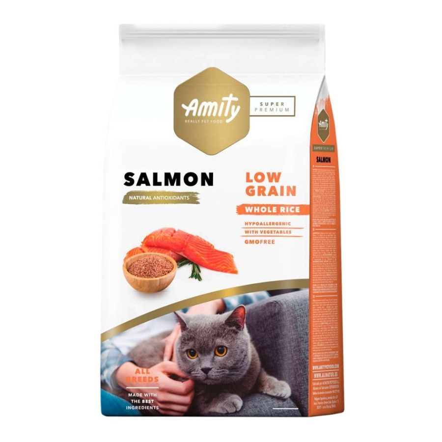 Amity sp low grain salmón adult cat