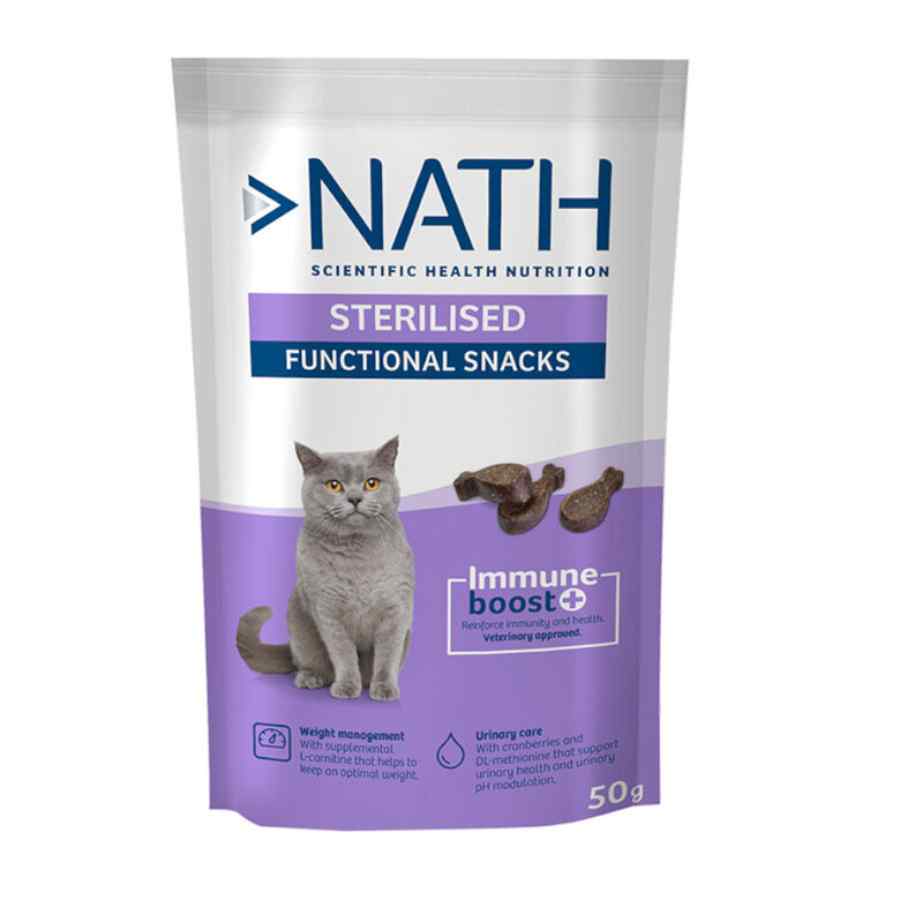 Nath snack para gatos adultos esterilizados 50 GR