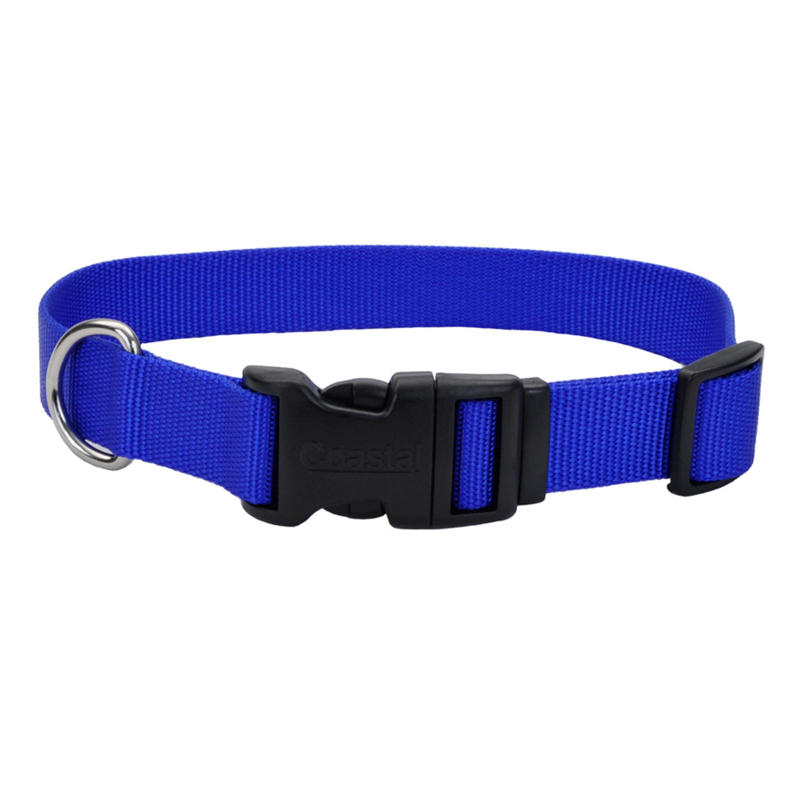 Collar de perro ajustable con hebilla de plástico color azul, , large image number null