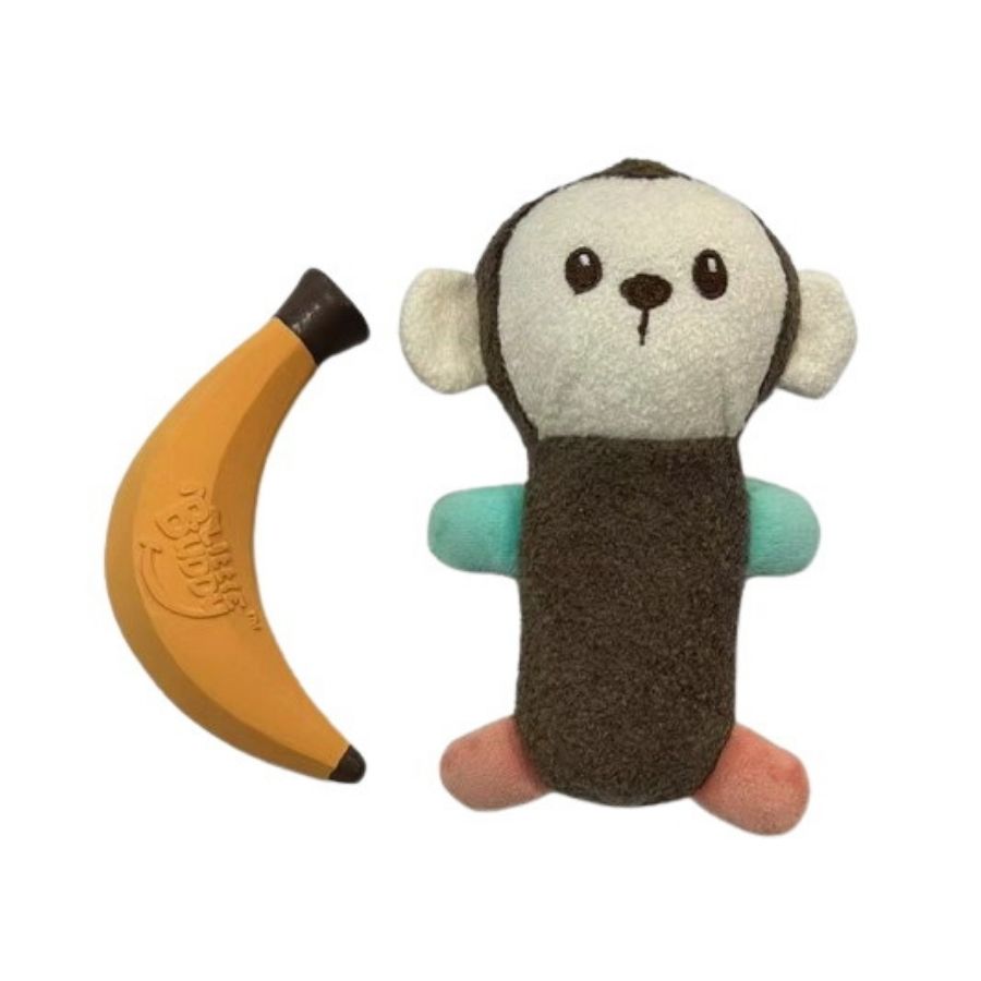 Set de juego mono+banana para cachorros