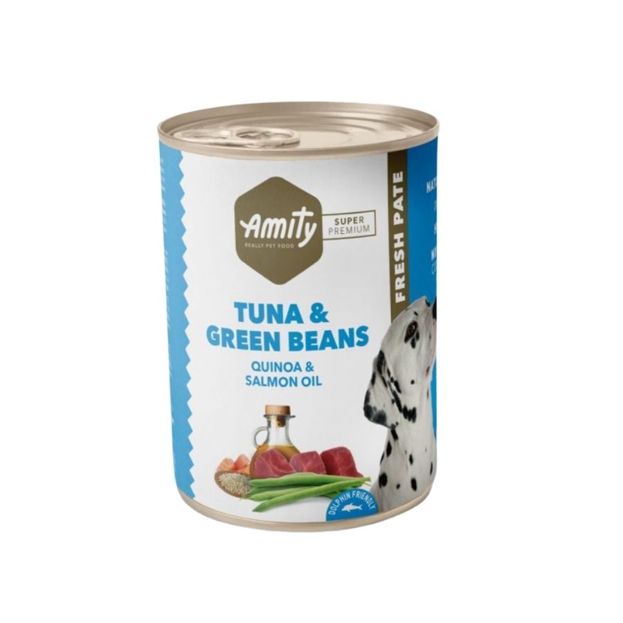 Amity tuna and green beas adult dog wet food 400 GR, , large image number null