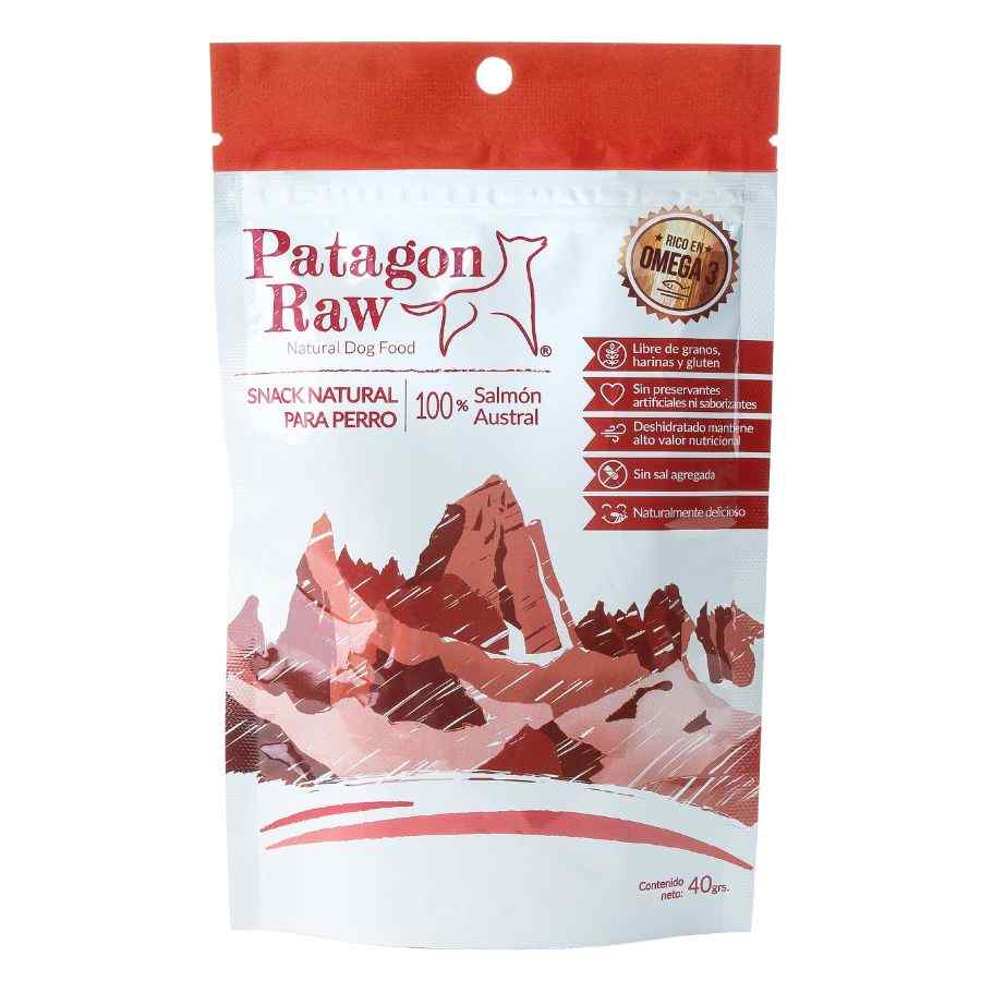 Patagon raw perro snack 100% salmon austral 40GR, , large image number null