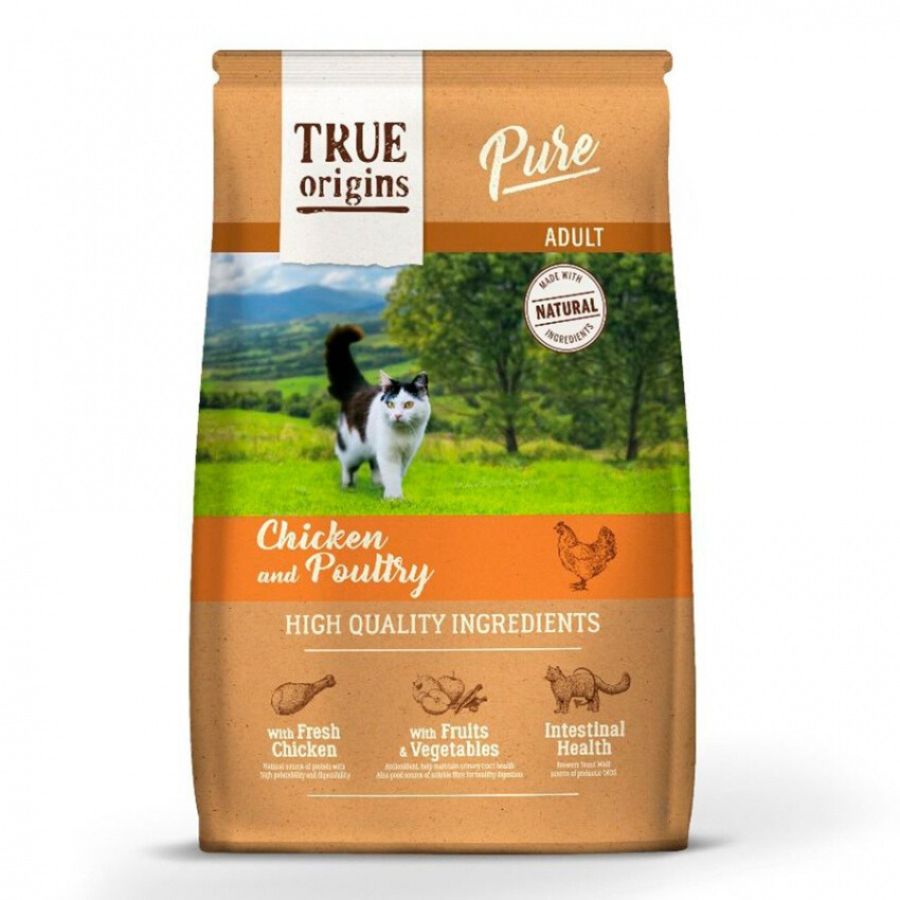 True Origins Cat Adult Chicken Poultry alimento para gato