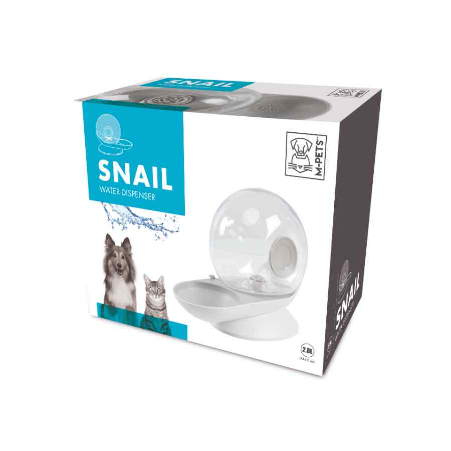 Dispensador de agua Snail para mascotas 2800 ml, , large image number null