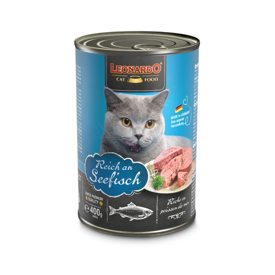 Leonardo lata quality selection pescado alimento húmedo para gatos 400GR