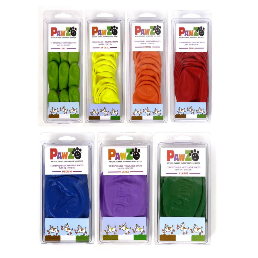 Zapatos Pawz Natural Rubber Dog Boots