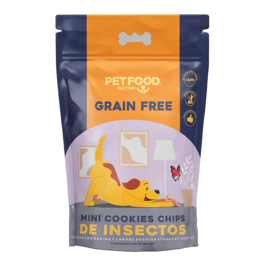 Mini cookies chips insectos 180 GR