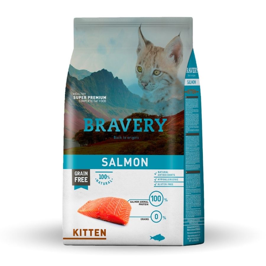 Bravery salmon kitten 2 KG, , large image number null
