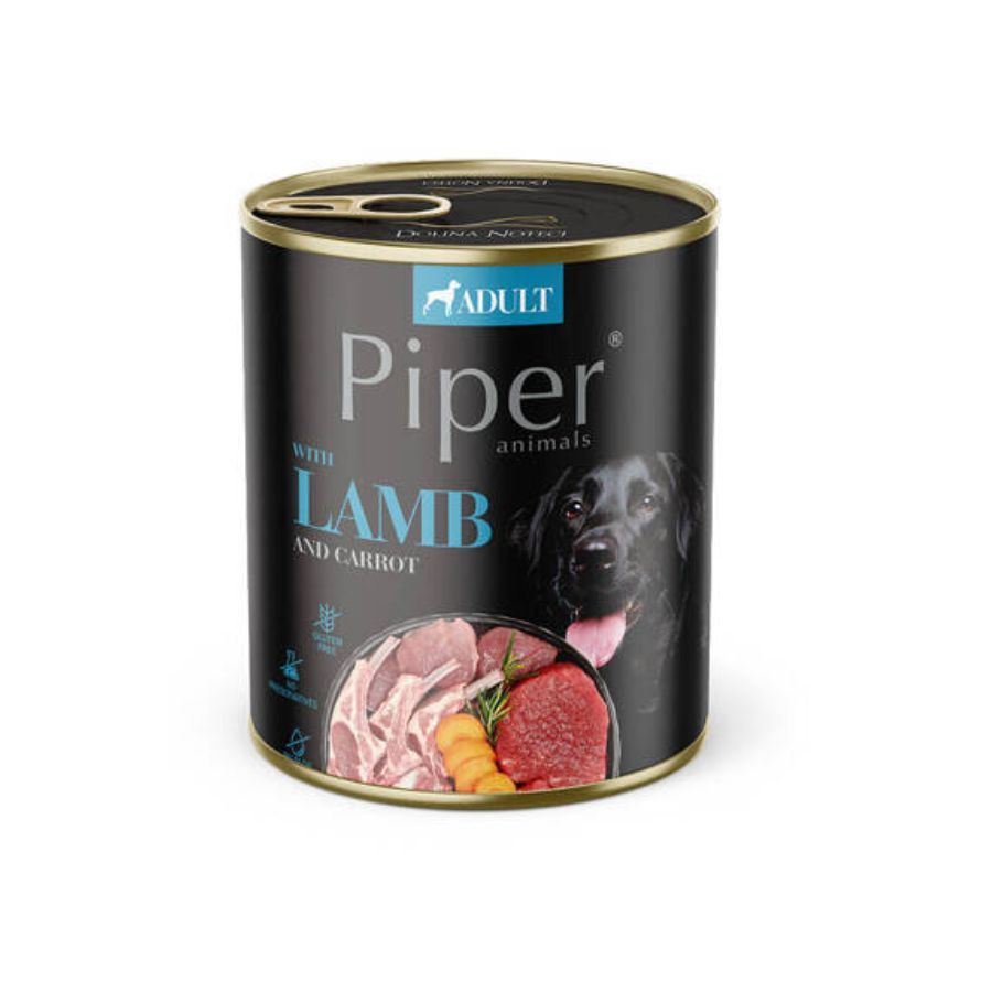 Piper dog lata de cordero 800GR, , large image number null