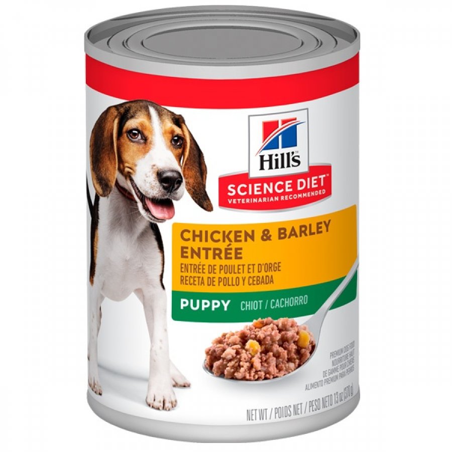 Hills lata puppy pollo alimento húmedo para perros 370 GR, , large image number null